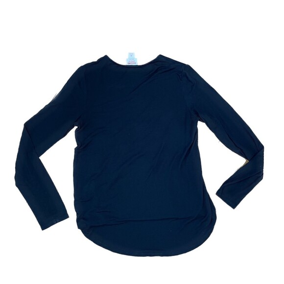 Mossimo Supply Co. | Black Surplice Long Sleeve Top | XS - Picture 2 of 6